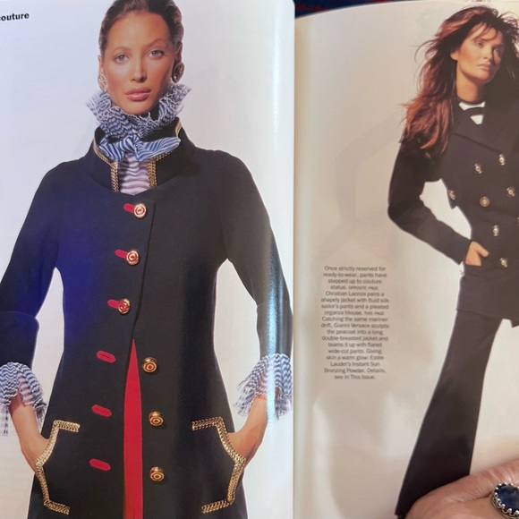 March 1993 Vogue Karen Mulder cover perfect vintage original supermodels rare - Picture 6 of 12